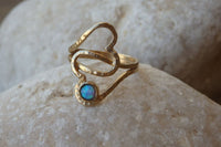 Heart Opal Ring