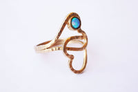 Heart Opal Ring