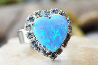 Heart Opal Ring