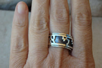 Hebrew Wedding Ring. Sterling Silver Ring