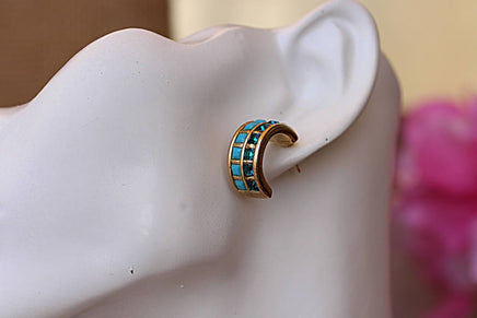 Hoop Stud Earrings