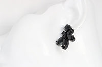 Black Crystal Studs