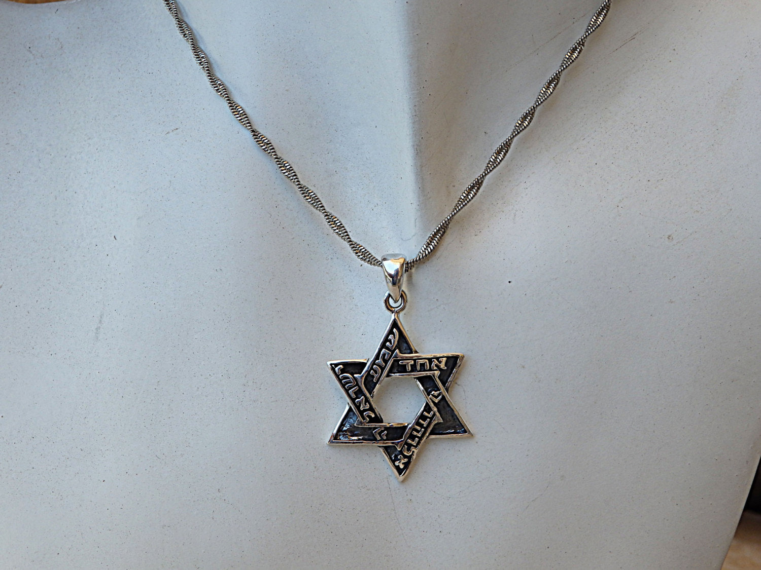 TEAMER "Bring Them Home Now" Necklace - Stainless Steel Star Of David Jewish Hebrew Jewelry For Men & Women