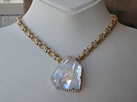 Necklace, Big Bold Necklace,Sparkly Necklace,Bridal Necklace, Collar Necklace, Formal Necklace,Cocktail Jewelry, big necklace