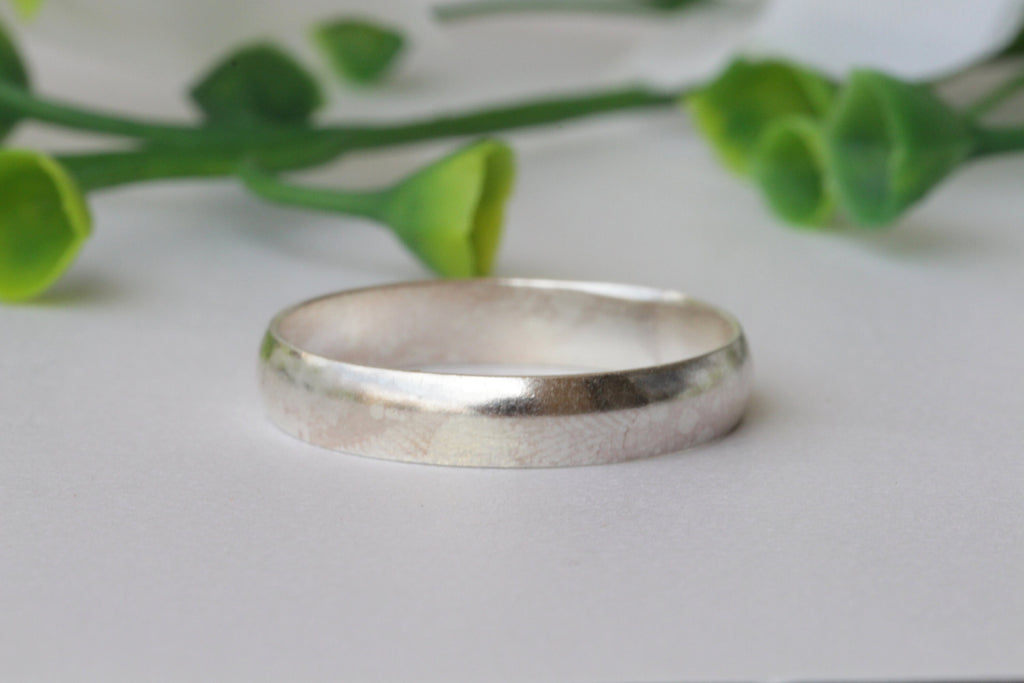 SILVER STERLING Wedding Band, Mens Wedding Ring, Engagement Ring, Unisex Ring, Simple Ring, 6 mm wight Silver Ring For Him, Best Men Gift