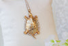 TURTLE NECKLACE, Rose Gold Necklace, Animal jewelry, Charm Necklace, Unique Necklace, Turtle Pendant, Rebeka Necklace, Gift For Christmas