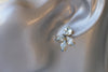DUSTY BLUE EARRINGS, Bridal Small Earrings, Bridesmaid Dainty Earrings Set of 2,3,4.5,6,7,8,9, Rebeka Earrings,Minimalist Cluster Earring