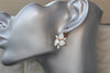 OPAL DROP EARRINGS, Wedding Jewelry, Rebeka Earrings, Drop Earrings, Bridal White Opal Earrings, Bridesmaids Earrings Set, Shower Gift