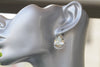 SILVER Earrings, Bridal Earrings, Silver Drop Earrings, Bridesmaid Rebeka Crystal Earrings, Rhinestone Sparkle Earrings, Teardrop Earring