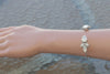 Opal crystal Bracelet, bridesmaid jewelry gifts, Rebeka Bracelet, Bride white opal Bracelet, Bridal jewelry,Wedding Cuff Bracelet Earring