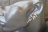 Ab Crystal Stud EARRINGS, Bridal Cluster Earrings, Aurora Borealis Statement Earrings, Bridesmaid Unique Jewelry,Ab Rebeka,Wedding,Brides