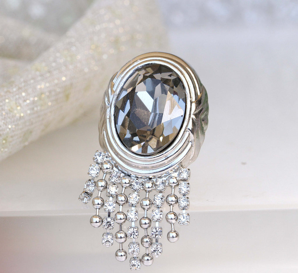 Long Stone Rings Large Stone Rings For Women