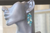MINT OPAL EARRINGS, Art Deco Wedding Jewelry, Light Green Earrings, Pastel Bridal Earrings, Rebeka Earrings, Aqua Blue Turquoise Earrings