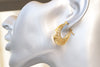 Antique Hoop Earrings, Bohemian Jewelry, Bridal Brass Earrings, Small Earrings, Hoop Filigree Earrings, Oriental Earrings,Boho Texture Hoops