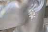 PEARL WEDDING EARRINGS, Rebeka Bridal Earrings, White Opal Bridesmaid Earrings, Bridesmaid Stud Earrings, Custom Personality Jewelry