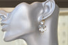 DUSTY BLUE WEDDING Earrings, Rebeka Bridal Earrings, Something Blue For Bridesmaid Gift, Drop Earrings, Light Blue Earrings, Gift For Her
