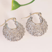GOLD Hoop Earrings, Bohemian Jewelry, Bridal Gold Plated Earrings, Small Earrings, Moroccan Filigree Earrings, Oriental Earrings,Boho Hoops