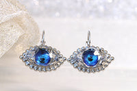 EYE EARRINGS, Evil Eye Earrings, Blue Eyes Earrings, Girlfriend Jewelry Gift, Rebeka Earrings, Cats Eye Earrings, Earrings For Jeans,