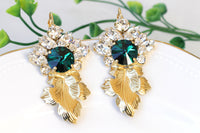 EMERALD GREEN EARRINGS