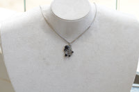 BLACK ONYX Silver Sterling NECKLACE