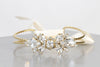 PEARL WEDDING Bracelet, Rebeka Bridal Bracelet, Ivory Cuff Bracelet,Bridesmaid Gift,White Opal Pearl Bracelet,Earring Bracelet Bridal Set
