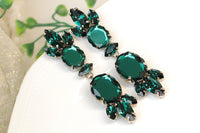 GREEN EMERALD EARRINGS