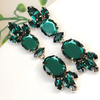 GREEN EMERALD EARRINGS