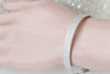 SILVER STERLING BRACELET, Crystals Bridal Bracelet, Elegant Bracelet, 925 Silver Sterling Bangle, Woman&#39;s Bracelet, Christmas Jewelry Gift