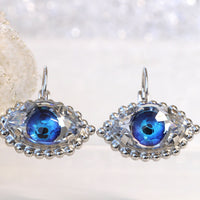 EYE EARRINGS, Evil Eye Earrings, Blue Eyes Earrings, Girlfriend Jewelry Gift, Rebeka Earrings, Cats Eye Earrings, Earrings For Jeans,
