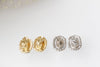 OPAL CLIP ON Earrings, For Non Pierced Ear, White Crystal Oval Earrings, Bridal Clip On Earrings,Wedding Rebeka Earrings,Bridesmaid  Gift