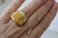 STATEMENT GOLD RING