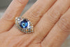 EYE RING, Blue Eye Protection Ring, Rebeka Crystals Ring, Evil Eye Jewelry,Turquoise Evil Eye Ring,Gothic Trending jewelry,Bohemian Woman