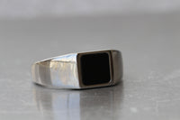 BLACK Signet Ring