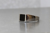 BLACK Signet Ring