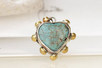 TURQUOISE HEART NECKLACE