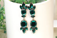 GREEN EMERALD EARRINGS