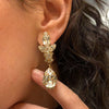 BRIDAL CRYSTAL EARRINGS, Bright Earring, Rebeka Earrings, Clear Chandelier Earrings,Bride Drop Long Earrings, Clear Clusters Wedding Gift
