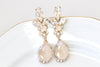 IVORY NUDE BRIDAL Earrings,Bridal  Cream Earrings, Rebeka Off White earrings, Long earrings,Chandelier earrings,Vintage Jewelry For Bride