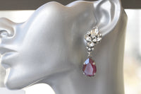 BURGUNDY EARRINGS