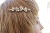OPAL BRIDAL HAIR Comb, Wedding Hair Comb, Rebeka Opal Comb,Leaves White Opal Veil Comb,Bridesmaids Accessories Hair Pieces,Gift For Bride