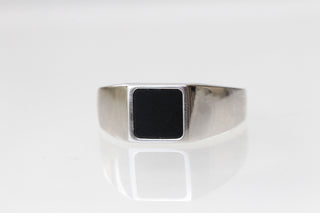 BLACK Signet Ring
