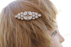 WHITE OPAL HAIR Comb, Bridal Hair Comb, Rhinestone Hair Comb, Leaf Rebeka Accessories Comb,Wedding Hair Piece, Decorative Combs, Elegant