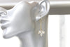 BRIDESMAID CRYSTAL EARRINGS, Minimalist Drop Earrings, Clear Earrings, Wedding Jewelry, Rebeka Earrings, Bridal Earrings, Gift For Brides