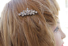 Hair Comb Wedding Crystal, Side Crystal Hair Comb Bridal Long Hair,Rhinestone Hair Comb, Rebeka Hair Piece,Halo Hair Jewelry,Gatsby Comb