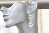 CRYSTAL BRIDAL EARRINGS, Rhinestone Wedding Earrings,  Rebeka Crystal Earrings,Formal Jewelry Set For Bride, Bridesmaid Drop Earrings