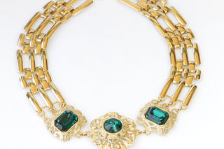COLLIER VERT ÉMERAUDE