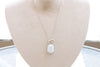EAGLE NECKLACE, Crystal Necklace, White Milk Necklace, Bird Pendant, Bird Necklace For Woman, Rebeka Necklace, Silver Necklace, Gift Idea