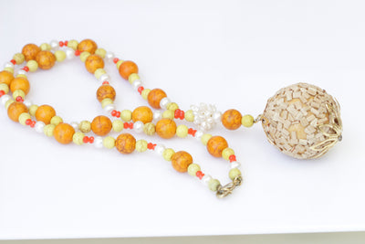 BEADED LONG NECKLACE