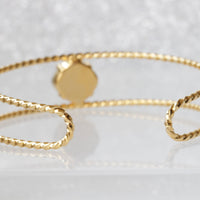 GRAY GOLD Bracelet, Rebeka Black Diamond Cuff Bracelet, Bridesmaid Gift Idea&#39;s, Bridal Grey Bracelet, Minimalist Bracelet, Dainty Jewelry