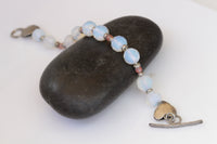 MOONSTONE BEADED BRACELET